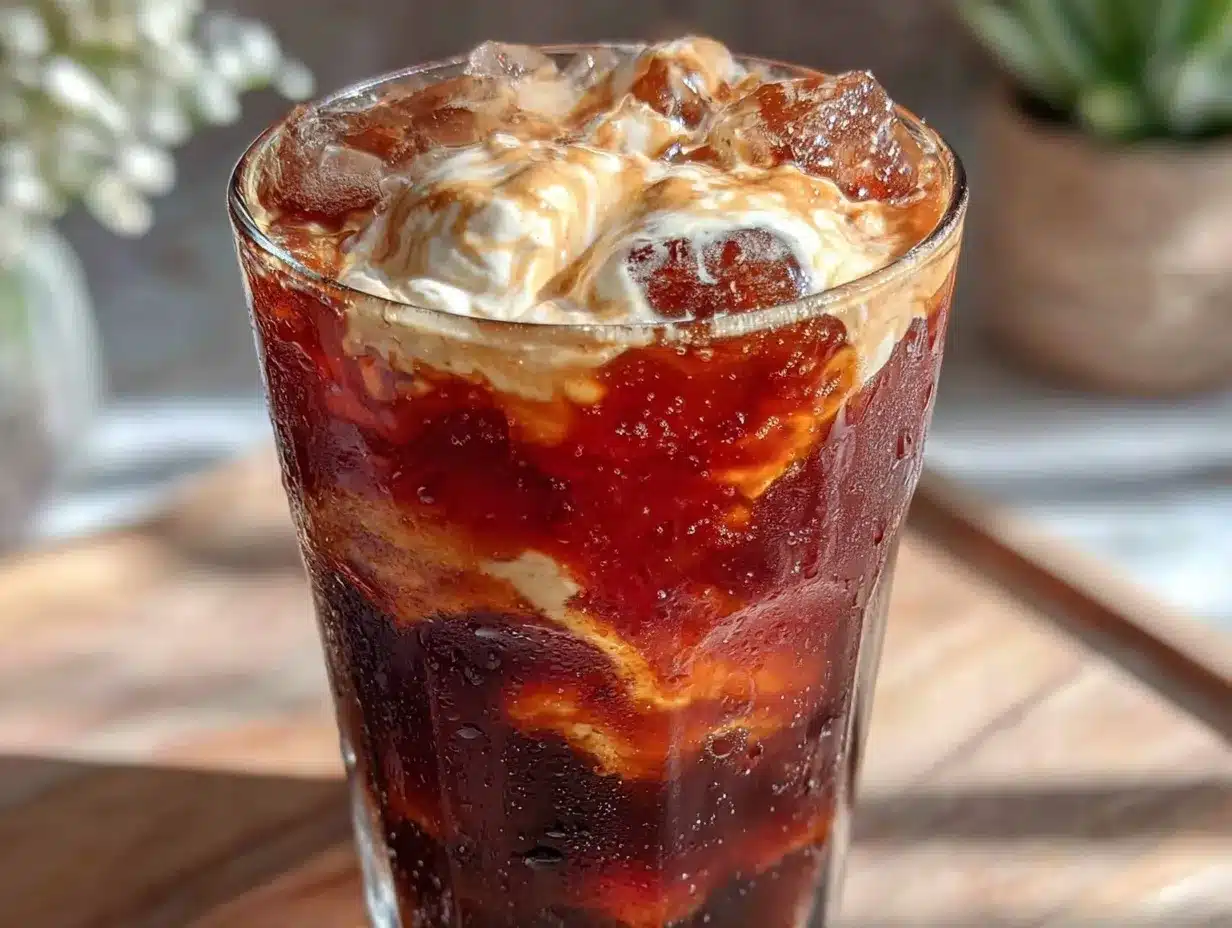 creamy cascading espresso cloud cold brew pour preparation steps