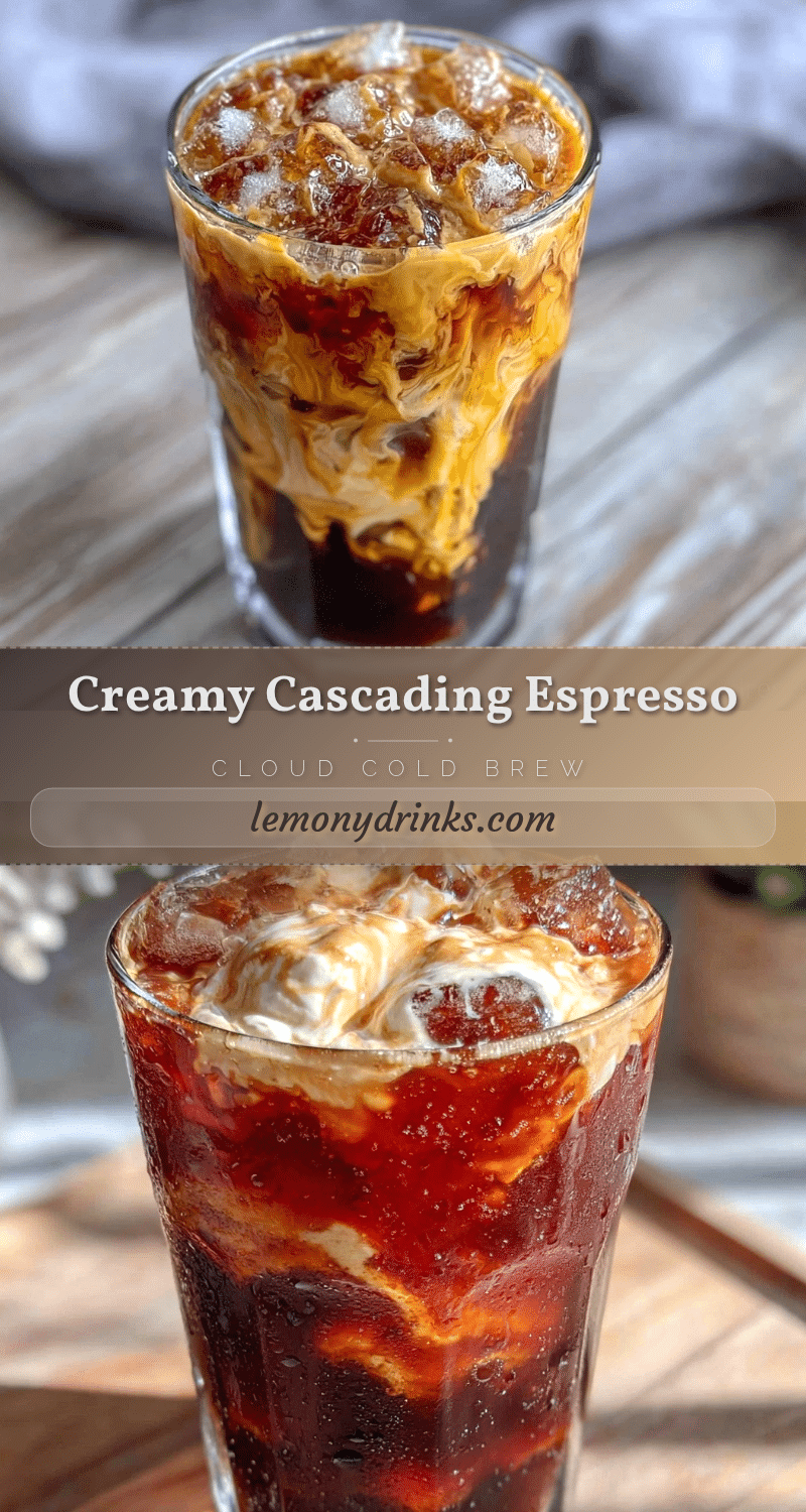 creamy cascading espresso cloud cold brew pour recipe