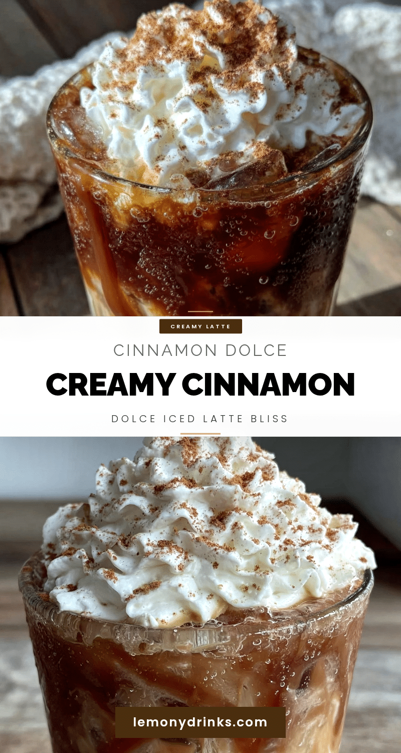 creamy cinnamon dolce iced latte recipe