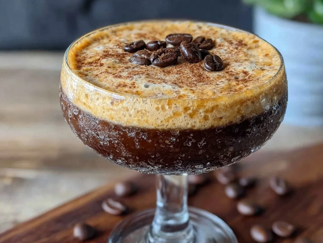 creamy cold brew espresso martini preparation steps