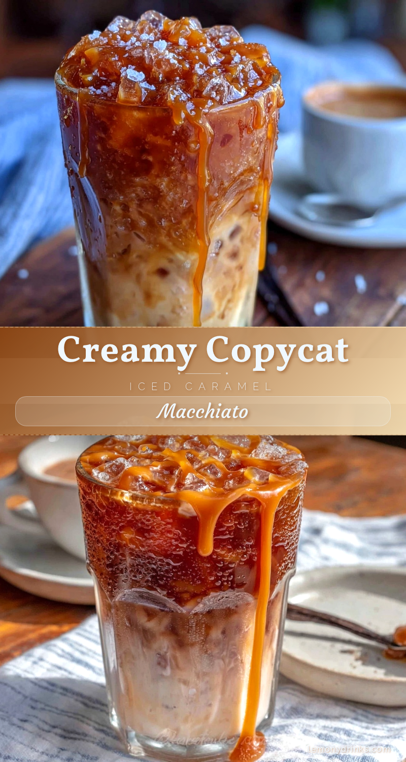 creamy copycat iced caramel macchiato recipe