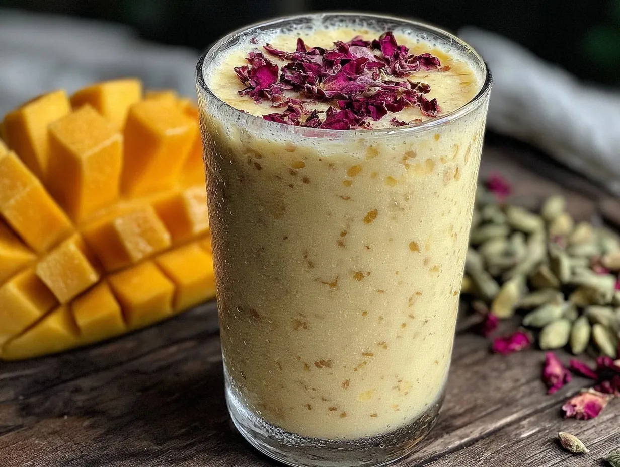 creamy indian mango lassi preparation steps