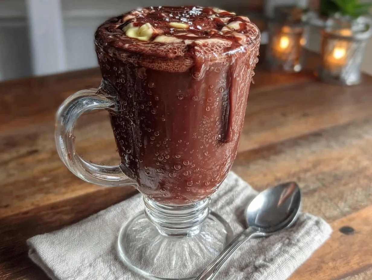 creamy italian hot chocolate preparation steps