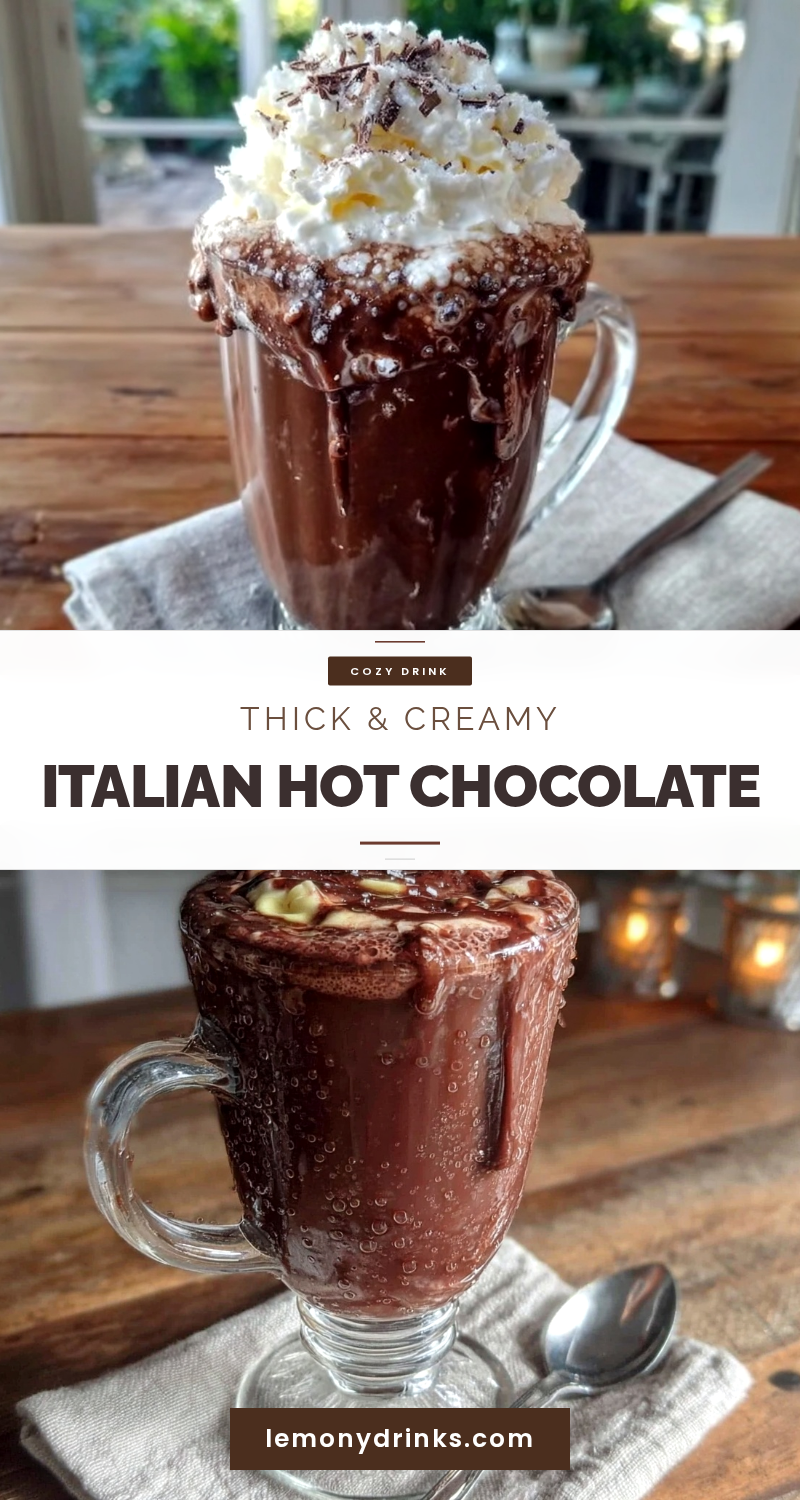 creamy italian hot chocolate recipe
