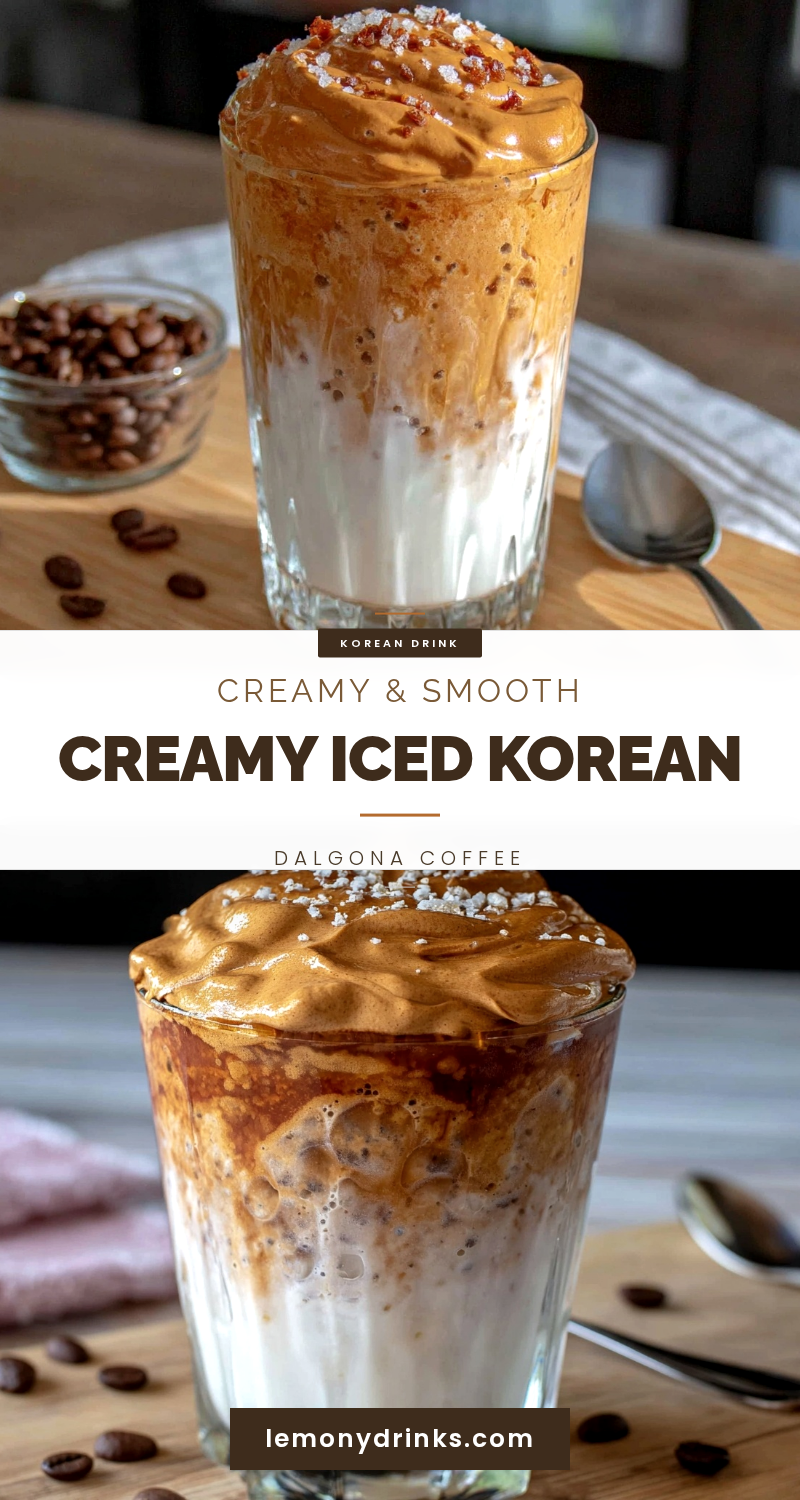 creamy korean dalgona whipped coffee recipe