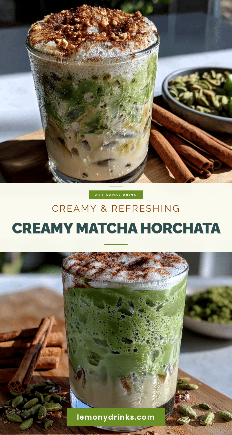 creamy matcha horchata iced latte recipe