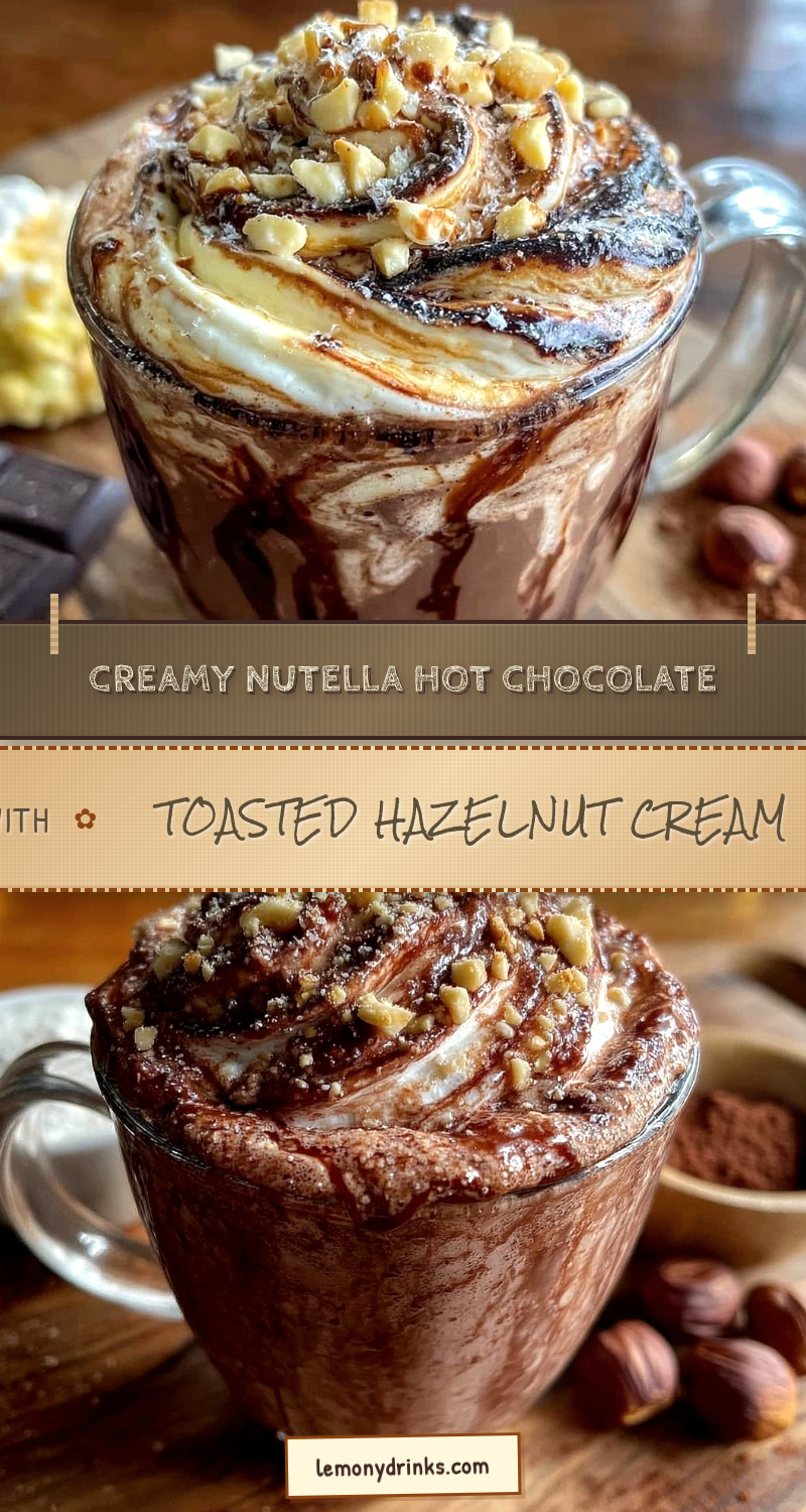 creamy Nutella hot chocolate recipe
