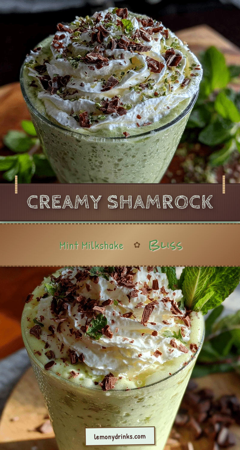 creamy shamrock mint cream milkshake recipe