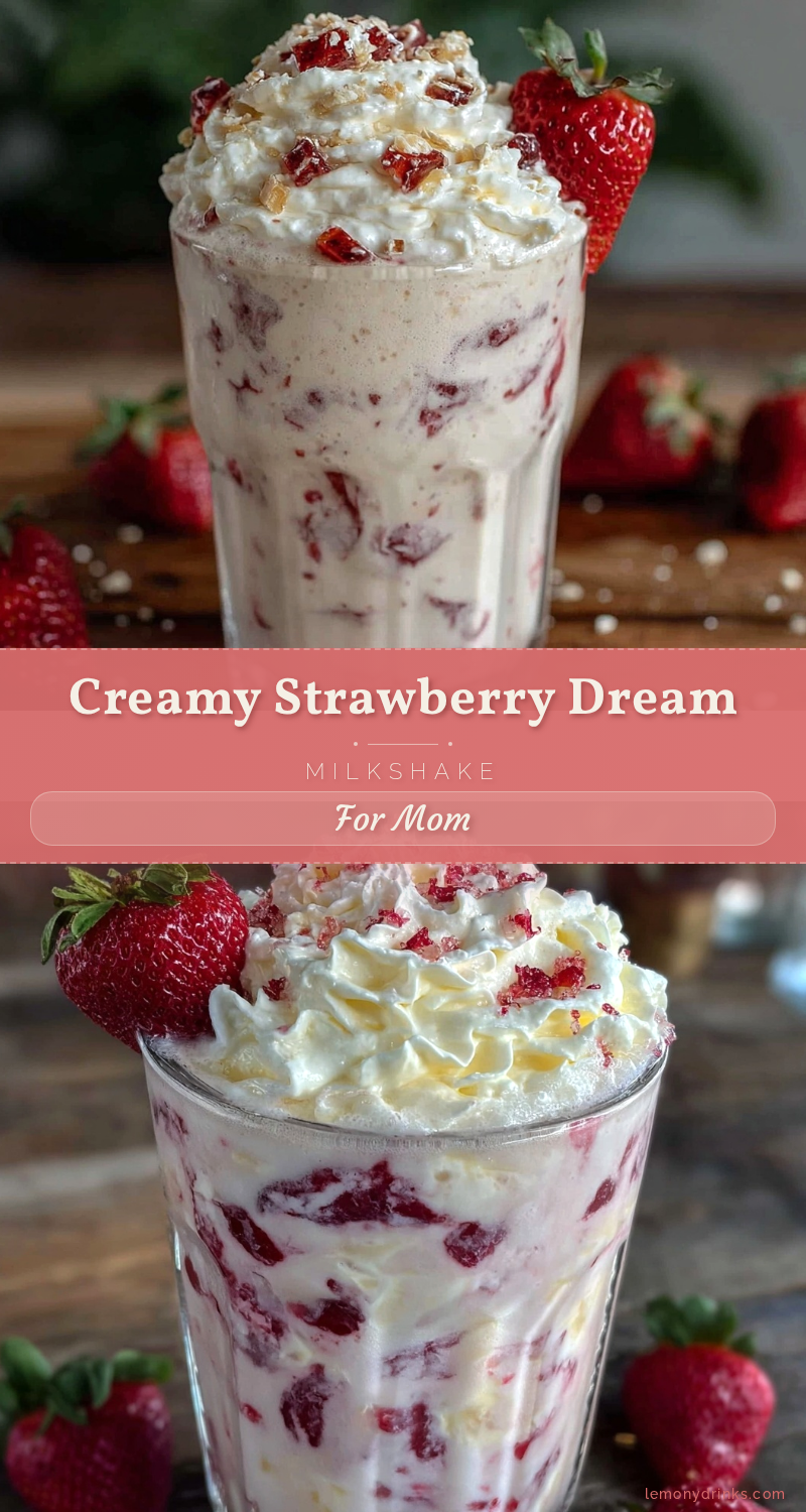 creamy strawberry cream cheese milkshake recipe