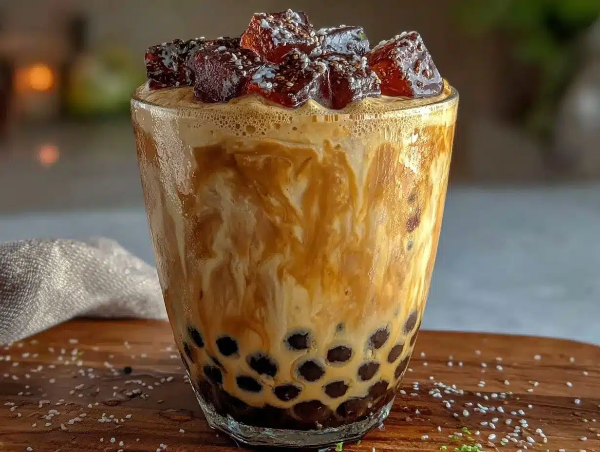 creamy taro milk tea preparation steps