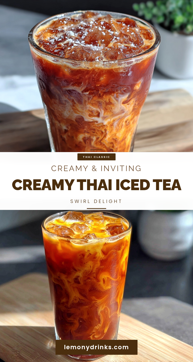 creamy Thai iced tea recipe