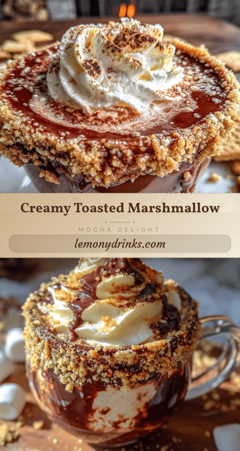 creamy toasted marshmallow mocha recipe