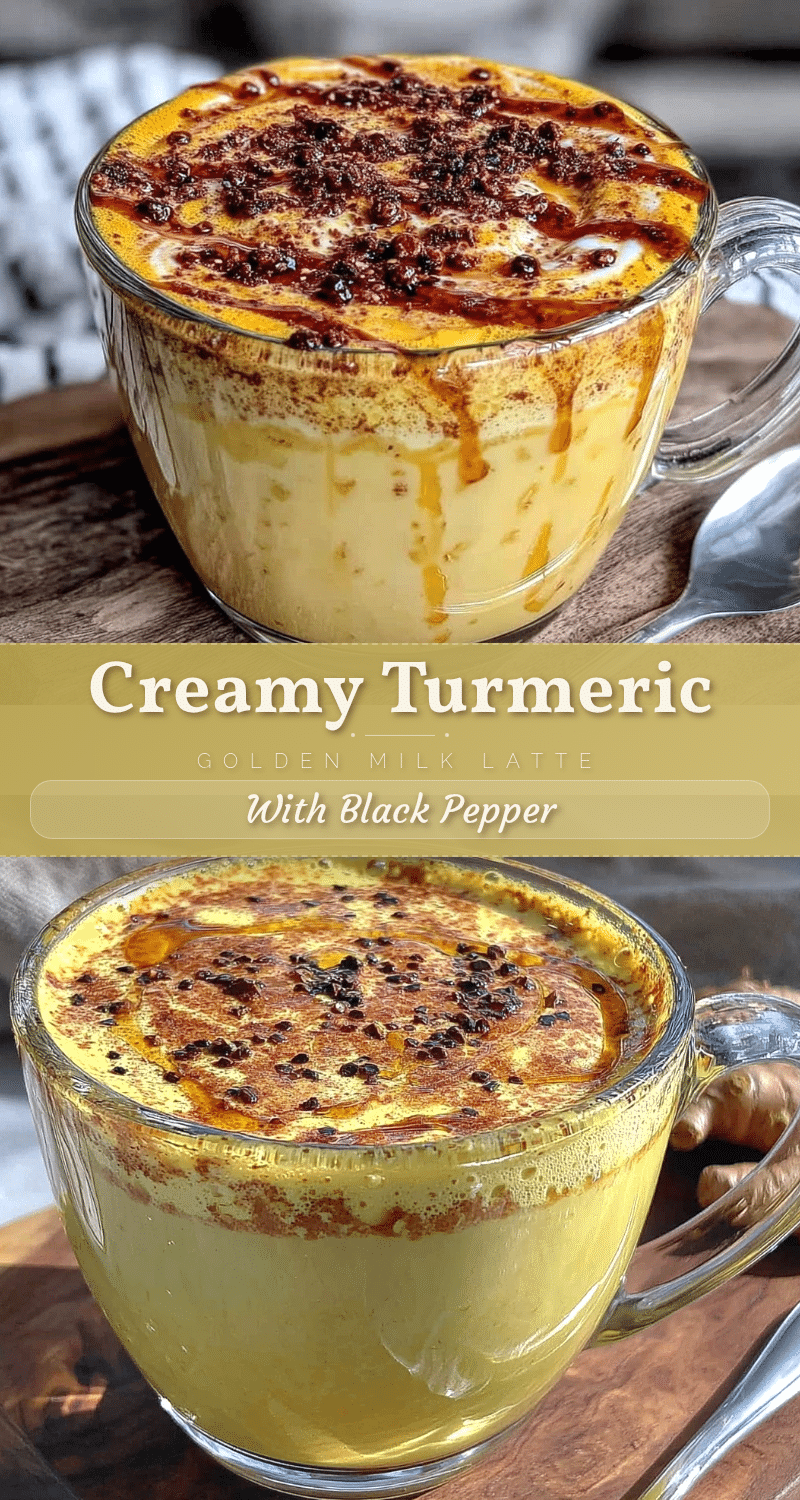 creamy turmeric golden milk latte recipe