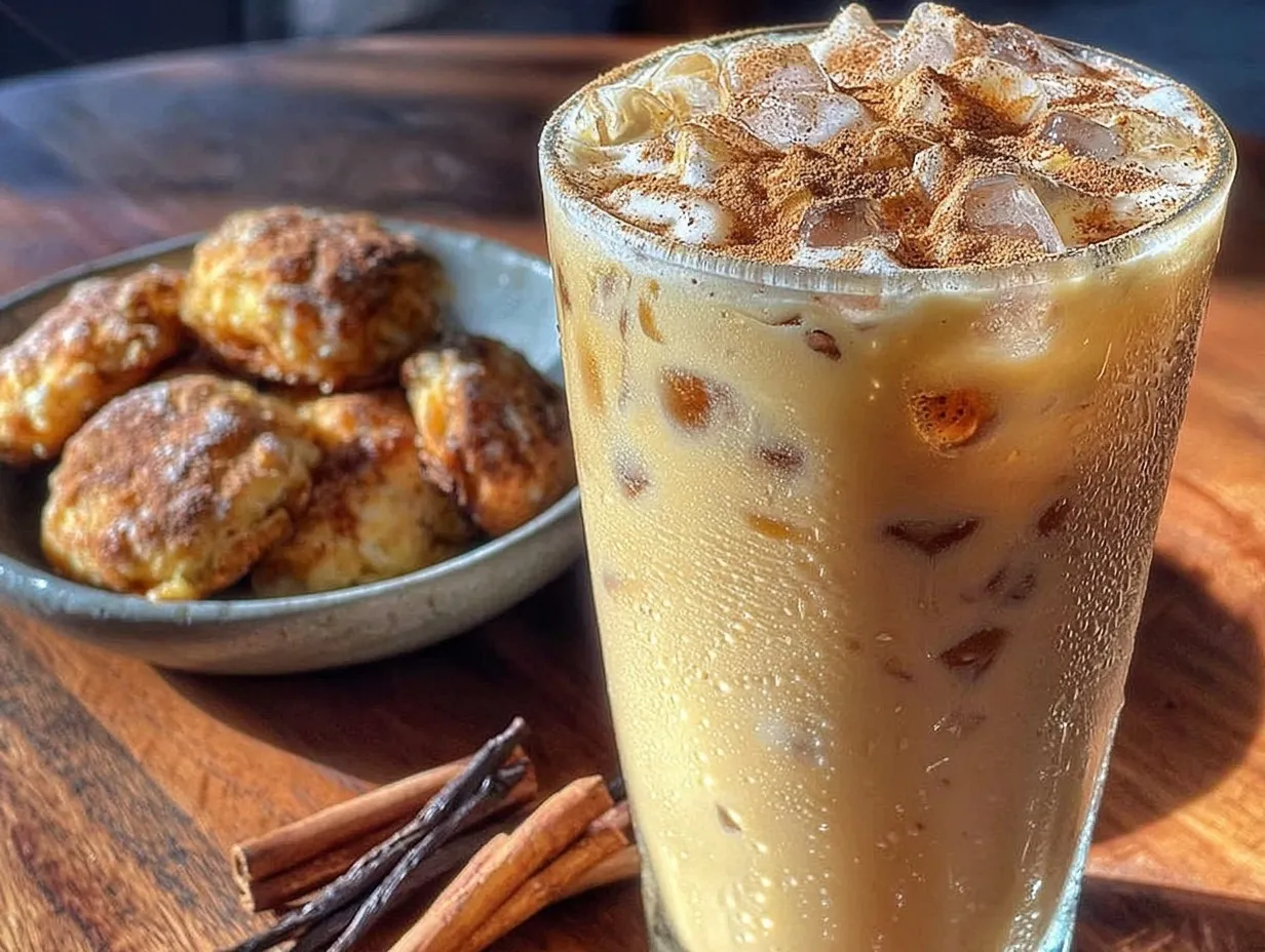 creamy vanilla chai iced tea latte preparation steps