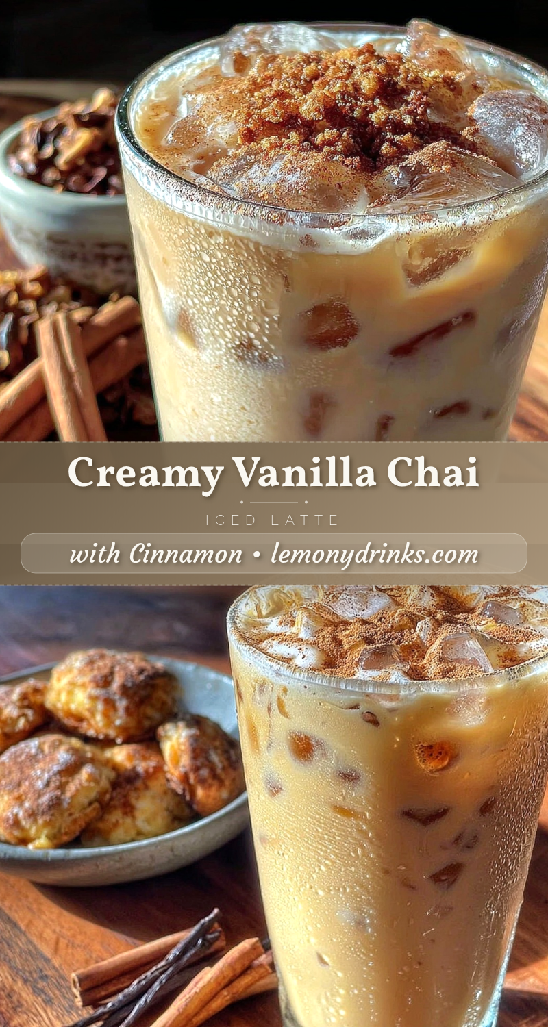creamy vanilla chai iced tea latte recipe