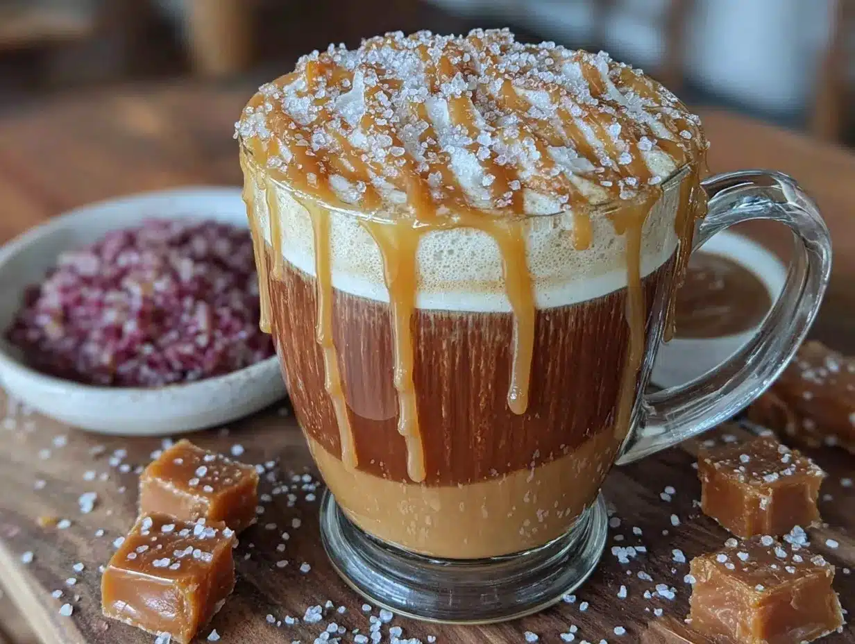 dulce de leche latte preparation steps