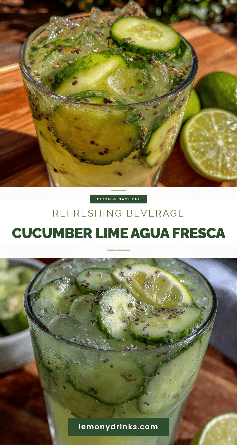 fresh cucumber lime agua fresca recipe