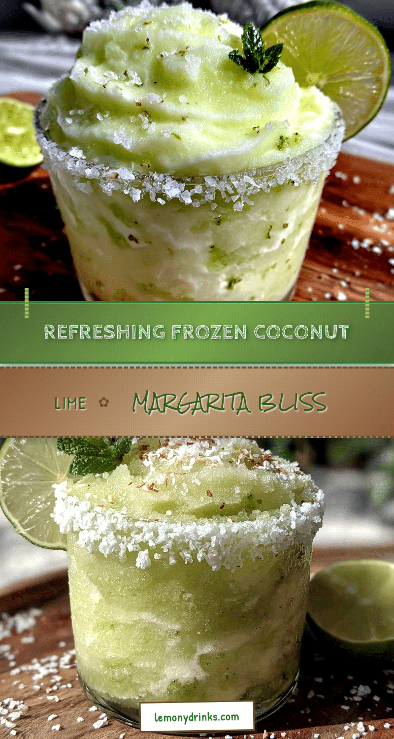 frozen coconut lime margarita recipe
