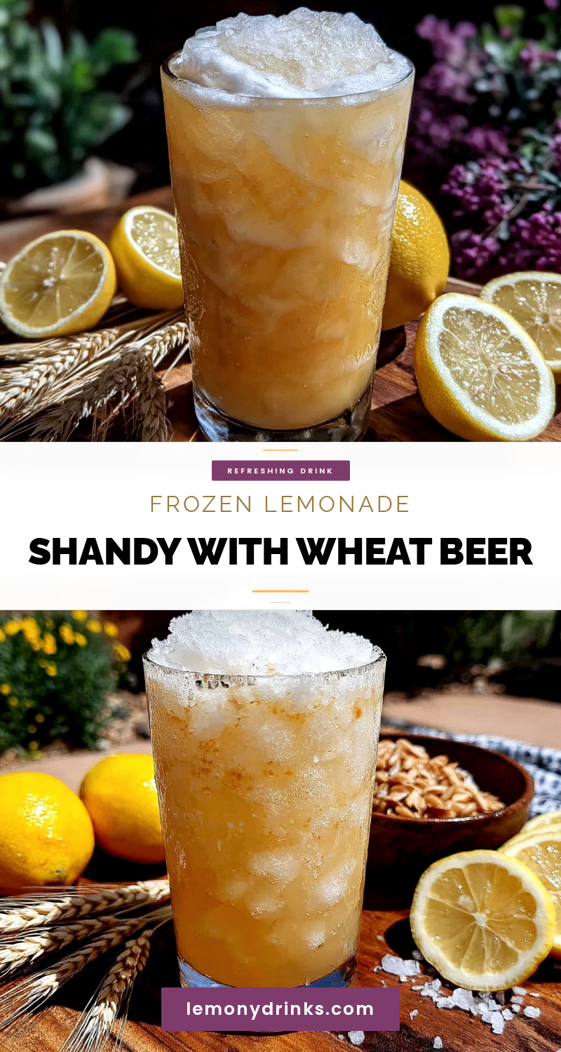 frozen lemonade shandy recipe