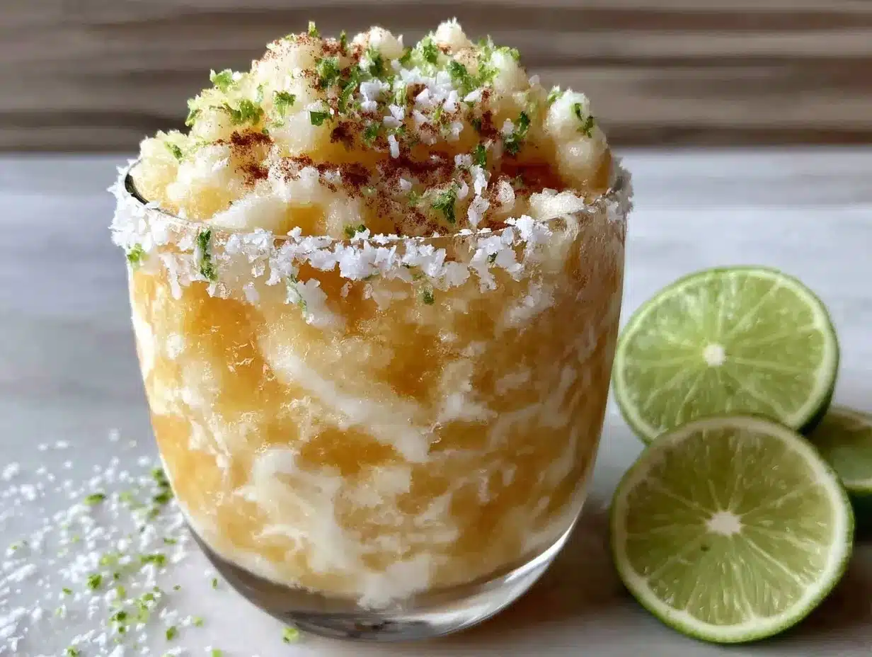 Frozen Mango Coconut Margarita preparation steps