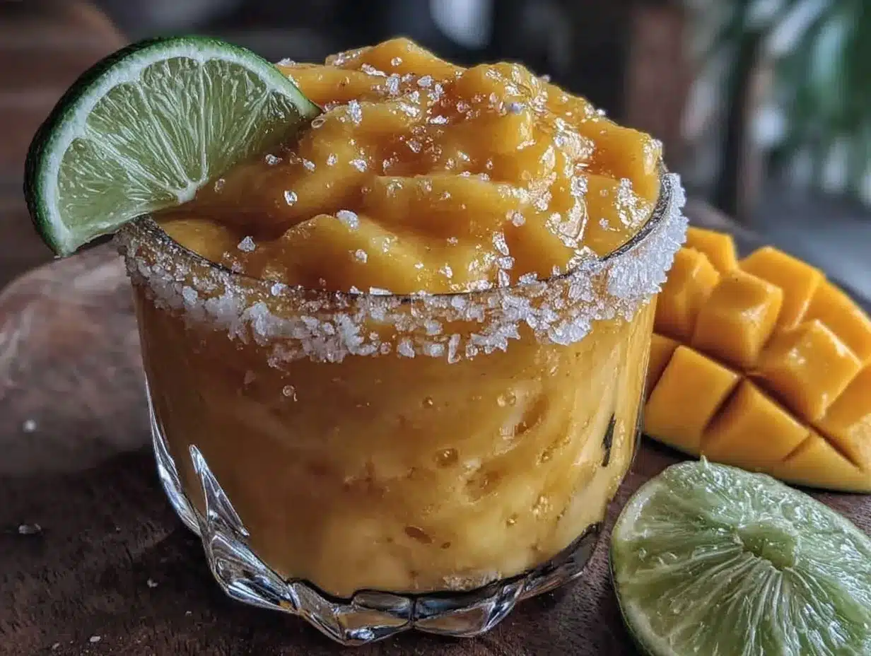 frozen mango margarita preparation steps