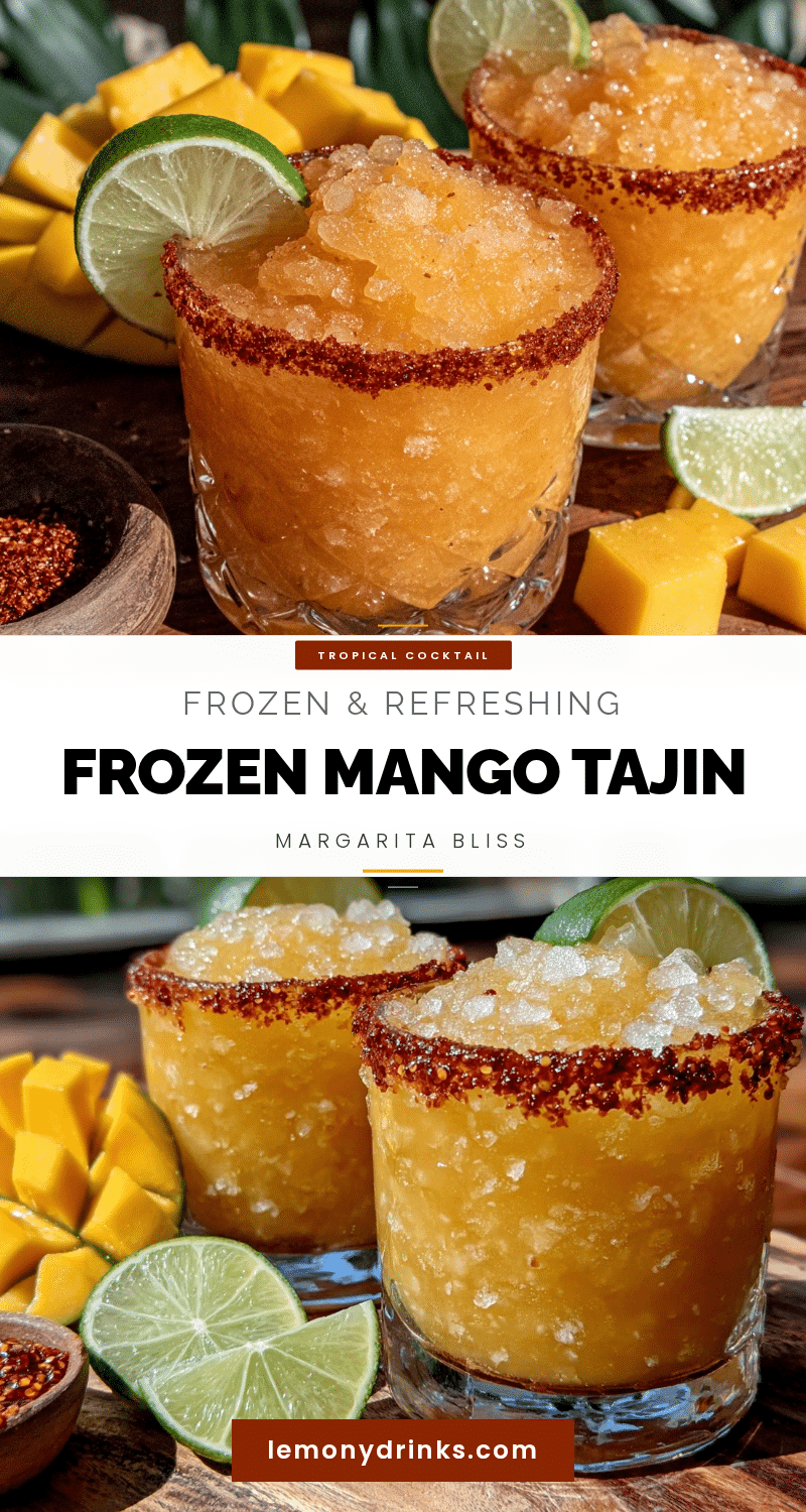 Frozen Mango Tajin Margarita recipe