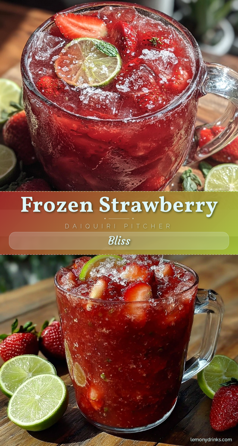 frozen strawberry daiquiri pitcher recipe