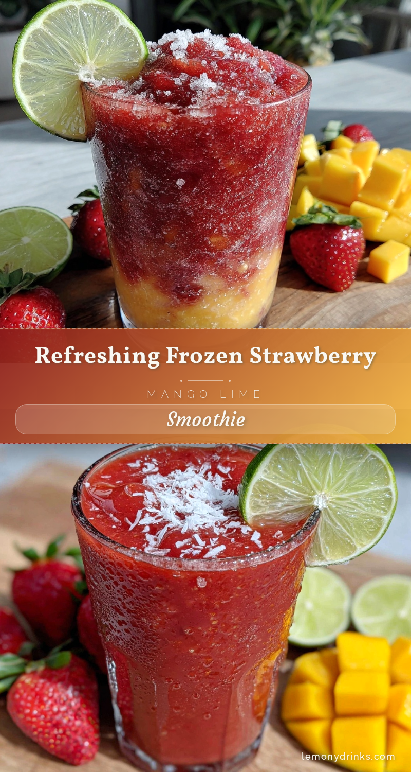 frozen strawberry mango smoothie recipe