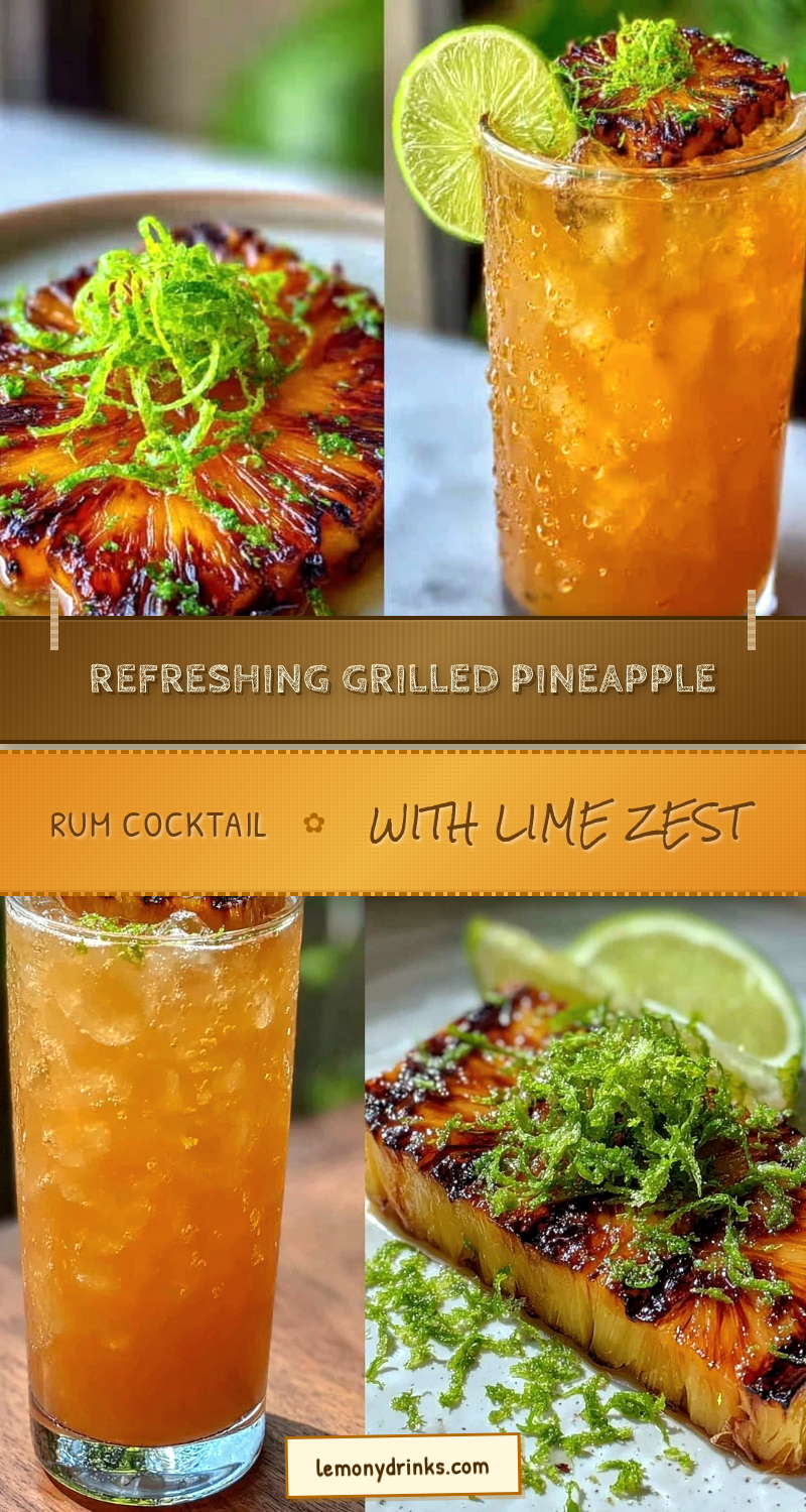 grilled pineapple rum cocktail recipe