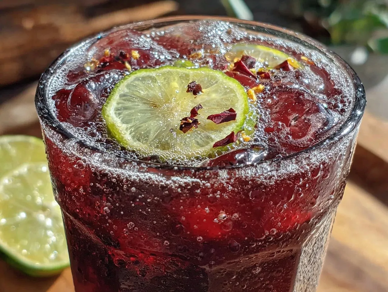 hibiscus ginger iced tea preparation steps
