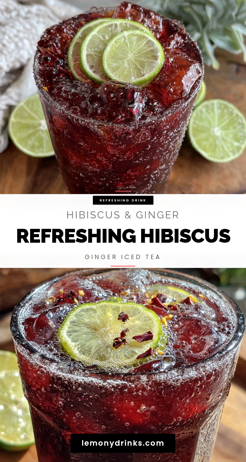 hibiscus ginger iced tea recipe