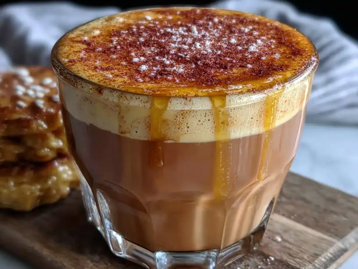 honey cinnamon oat milk cortado preparation steps