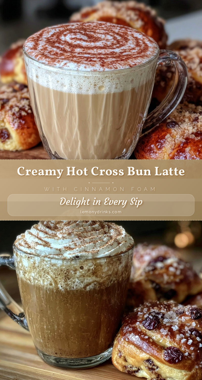 hot cross bun spiced latte recipe