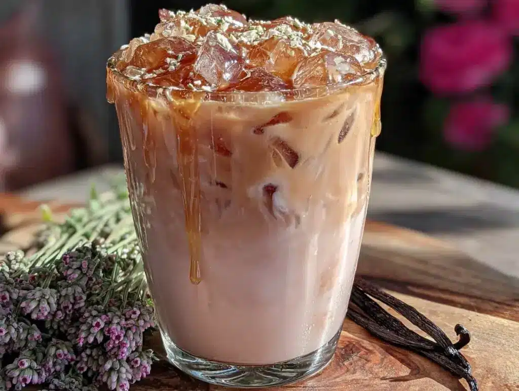 iced london fog latte - featured image