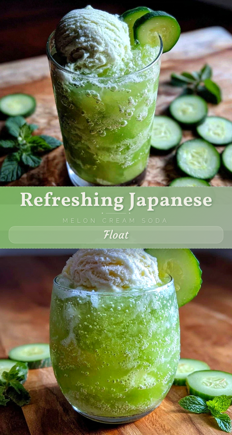 japanese melon cream soda float recipe
