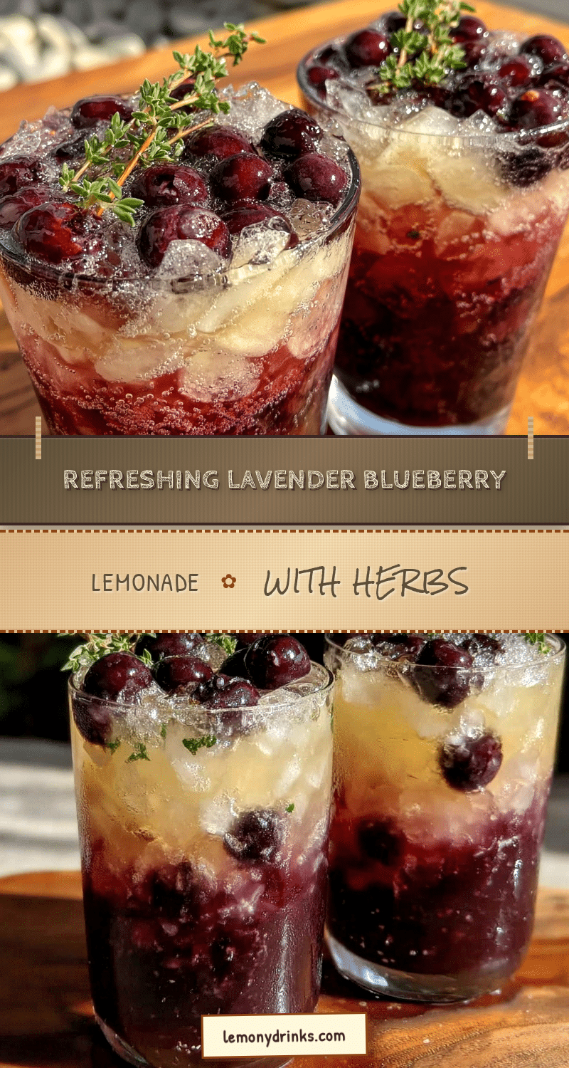 lavender blueberry lemonade recipe
