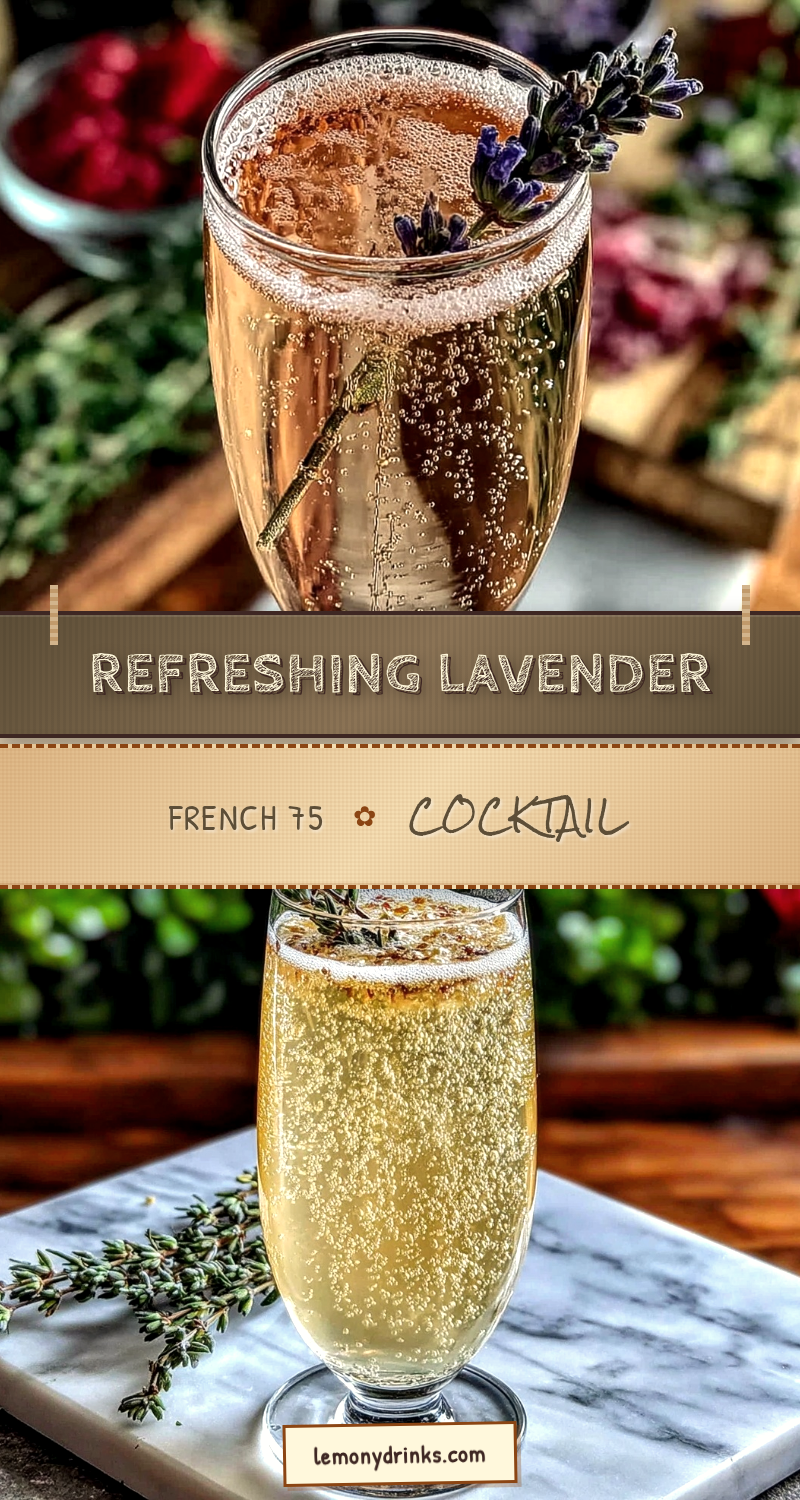 lavender french 75 cocktail recipe