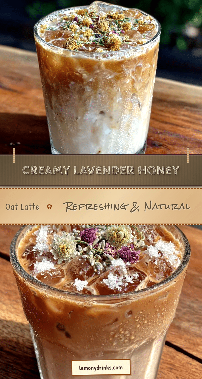 lavender honey oat milk iced latte recipe