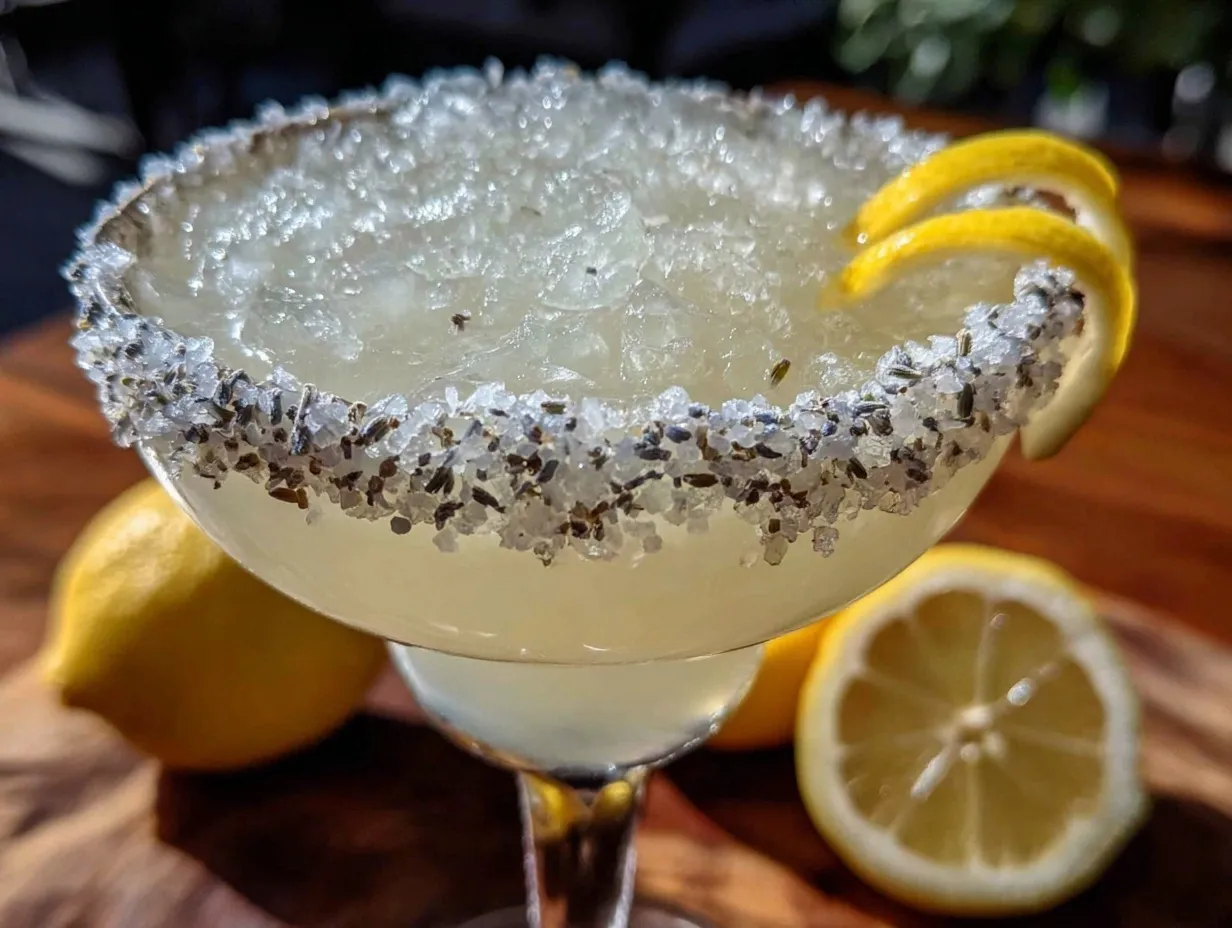 lavender lemon drop martini preparation steps