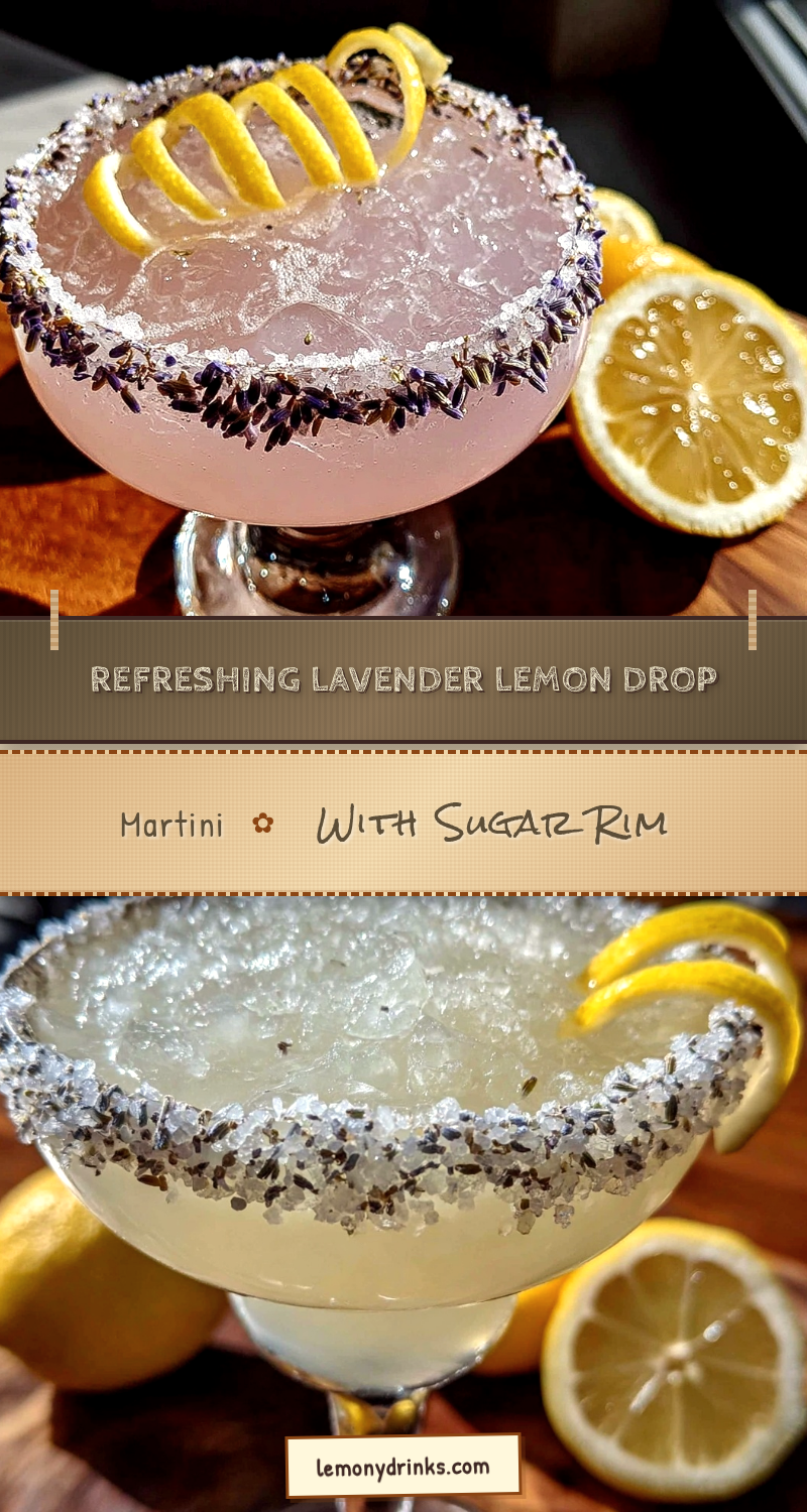 lavender lemon drop martini recipe