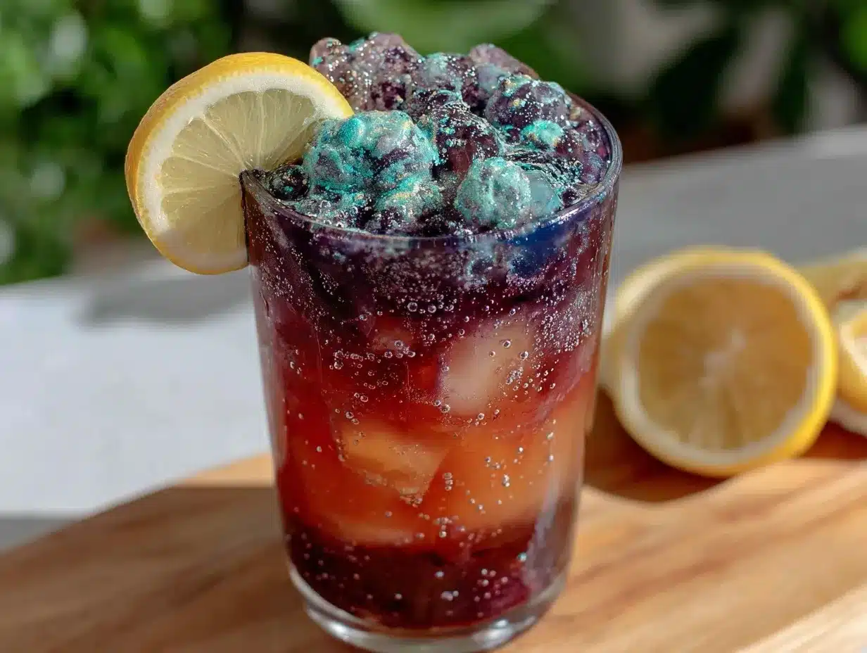 magical galaxy swirl lemonade preparation steps