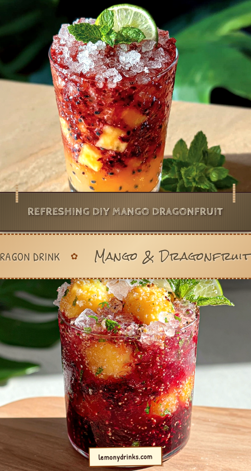 mango dragonfruit dragon drink recipe