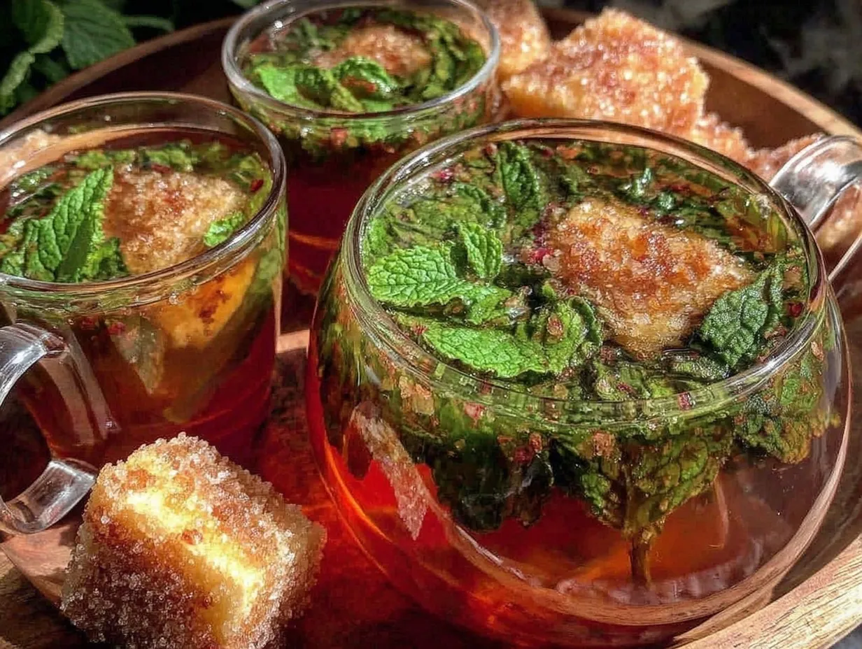 moroccan mint tea preparation steps