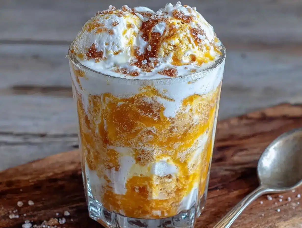 orange creamsicle float preparation steps