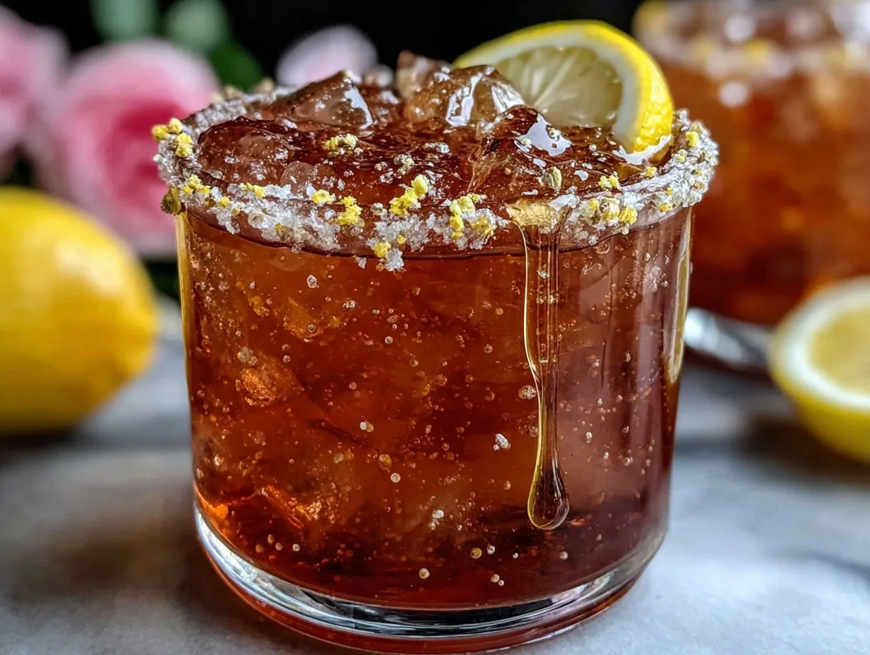 Perfect Honey Bee Cocktail preparation steps