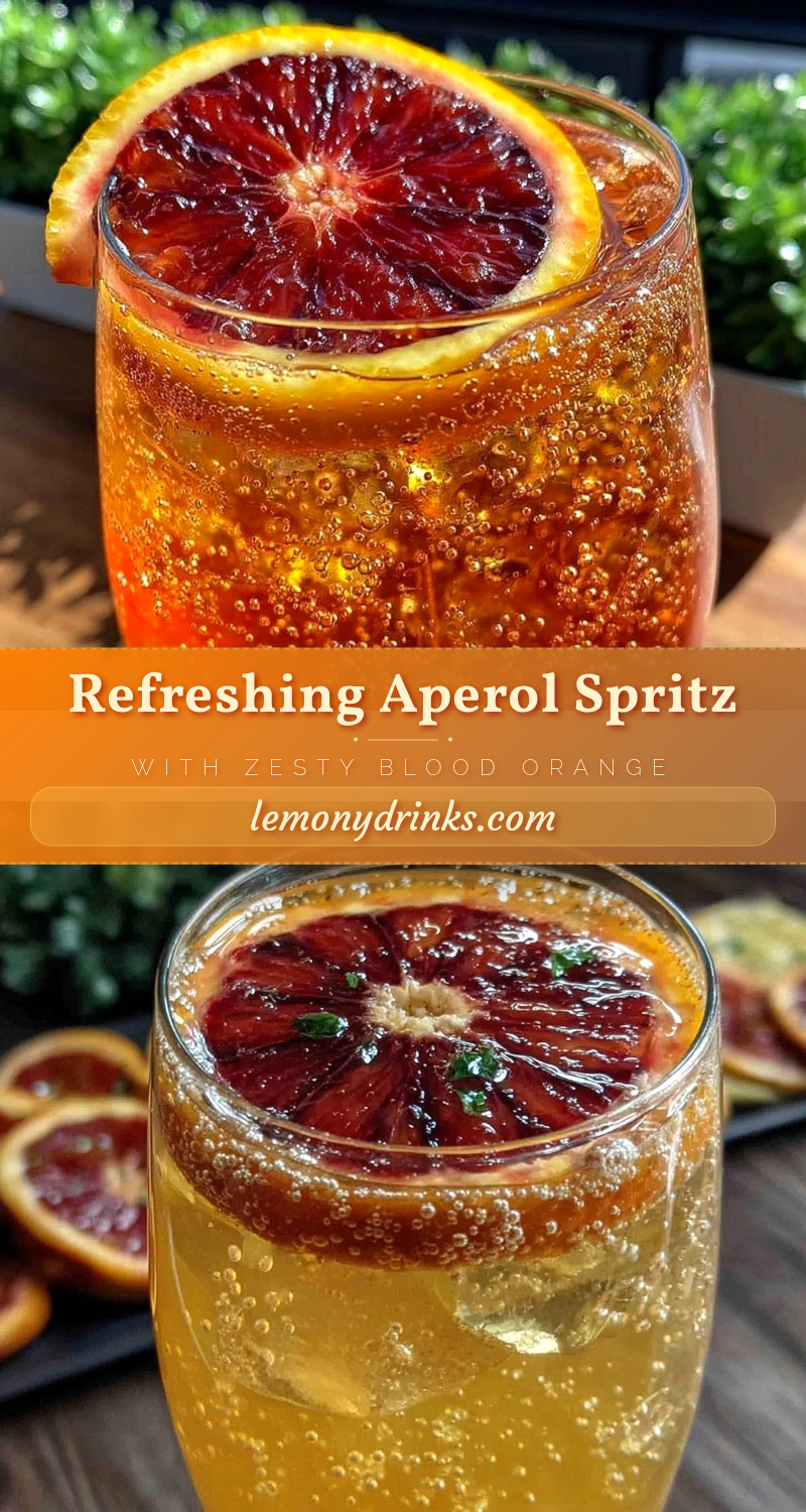 refreshing Aperol spritz recipe