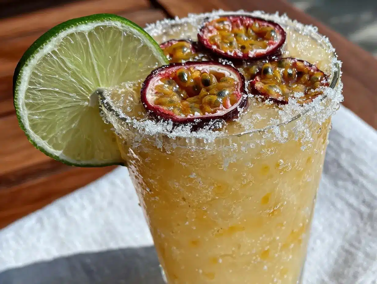 Refreshing Coconut Mango Passion Fruit Agua Fresca preparation steps