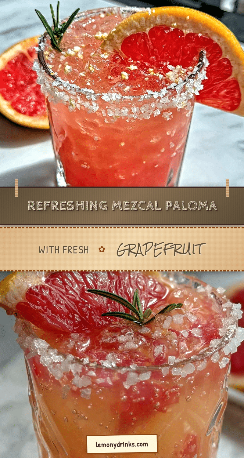 Refreshing Paloma Cocktail recipe
