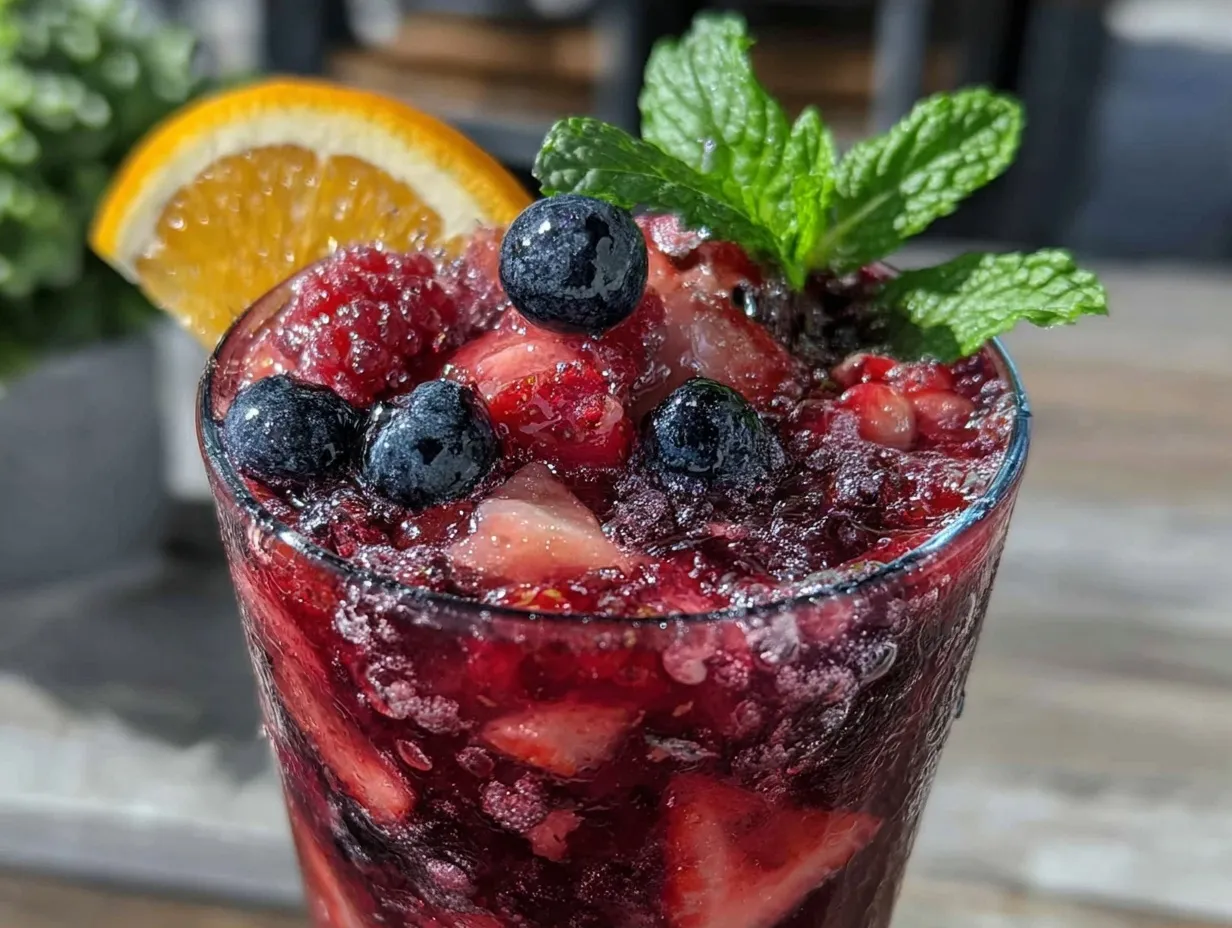 Refreshing Star Spangled Sangria preparation steps