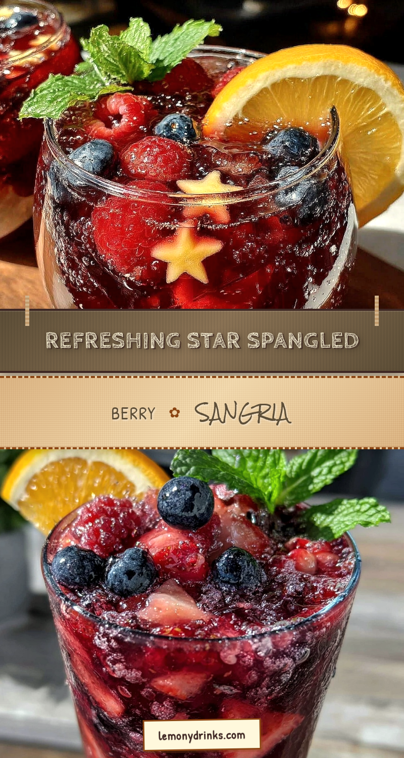 Refreshing Star Spangled Sangria recipe